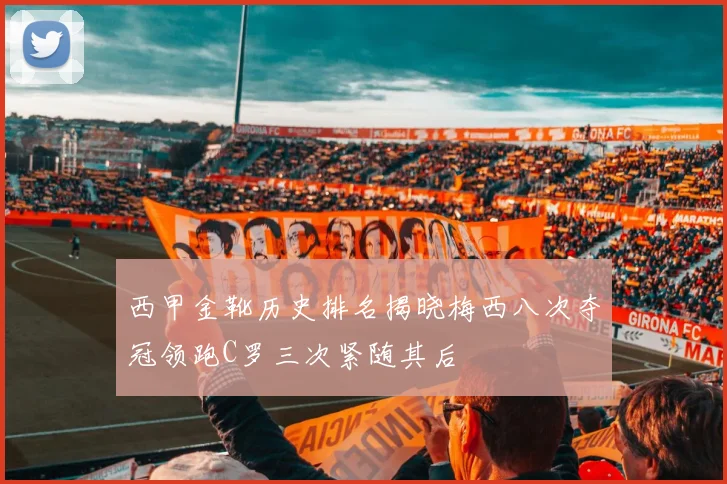 西甲金靴历史排名揭晓梅西八次夺冠领跑C罗三次紧随其后